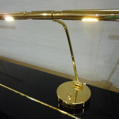 GAL-9432 PIANOFORTE Lampe de piano droit laiton brillant - LED (Modèle expo)