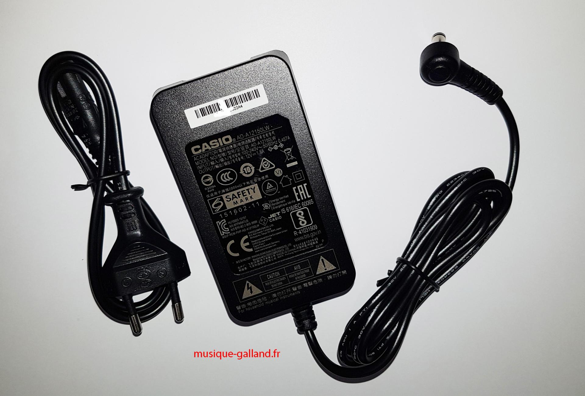 Alimentation CASIO modèle AD-A12150LW 12V 1.5A