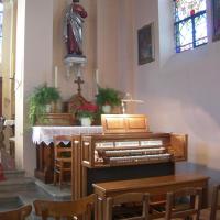 EGLISE St GEORGES ( 1885 ) d'ANDOLSHEIM ( orgue Sweelinck 2 claviers )