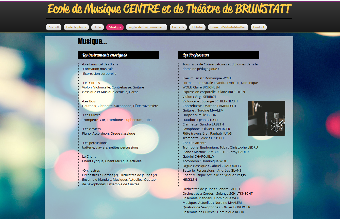 ECOLE de MUSIQUE : BRUNSTATT