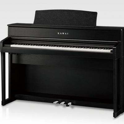 KAWAI piano CA701-B noir Touches en bois