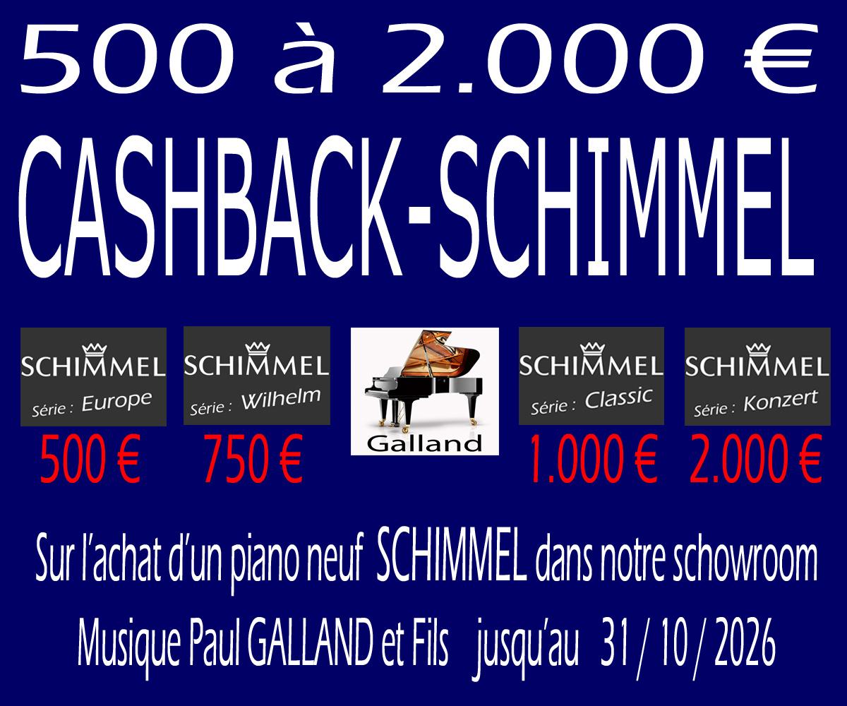 Cashback schimmel 2026 op 2