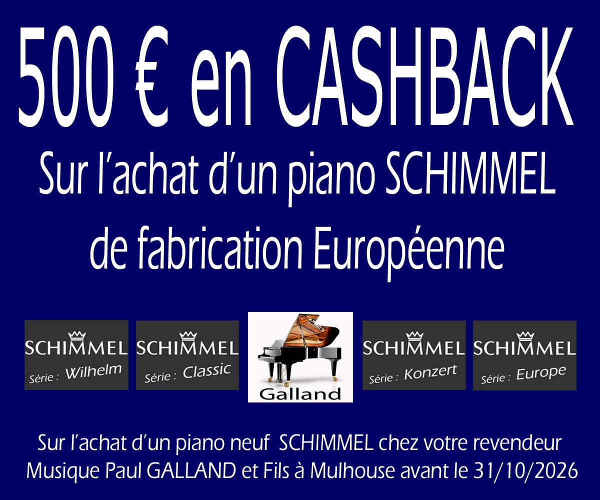 Cashback schimmel 2026