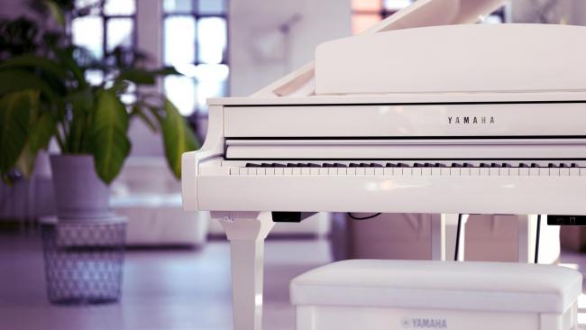 Pianos numériques finition blanc ( Meuble )