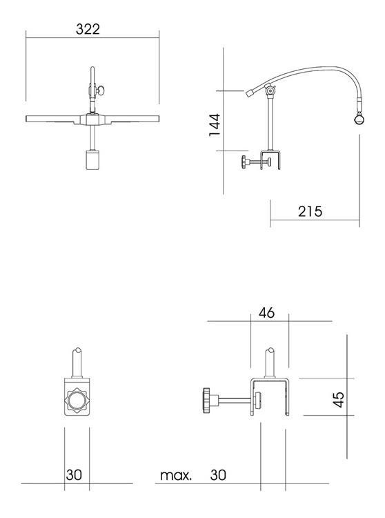 Acheter JAHN LAMPE PIANO A QUEUE 5450 (pupitre) LED 2x3,5W LAITON