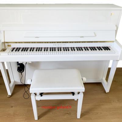 Disponible : Piano neuf FRIDOLIN-Schimmel  F116T Blanc