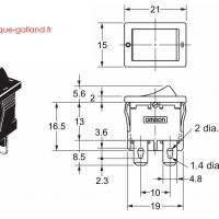 Inter double omr noir 19 x 12