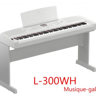 Stand YAMAHA L300-WH pour pianos DGX670 blanc