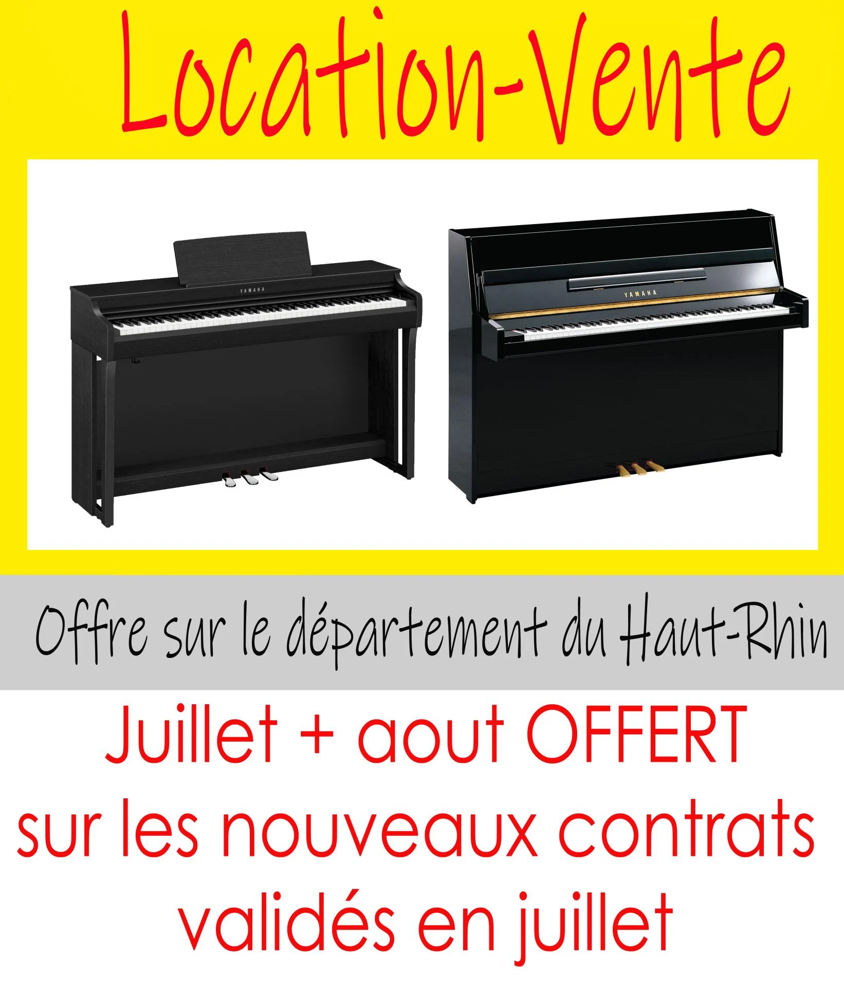 Location vente piano promo