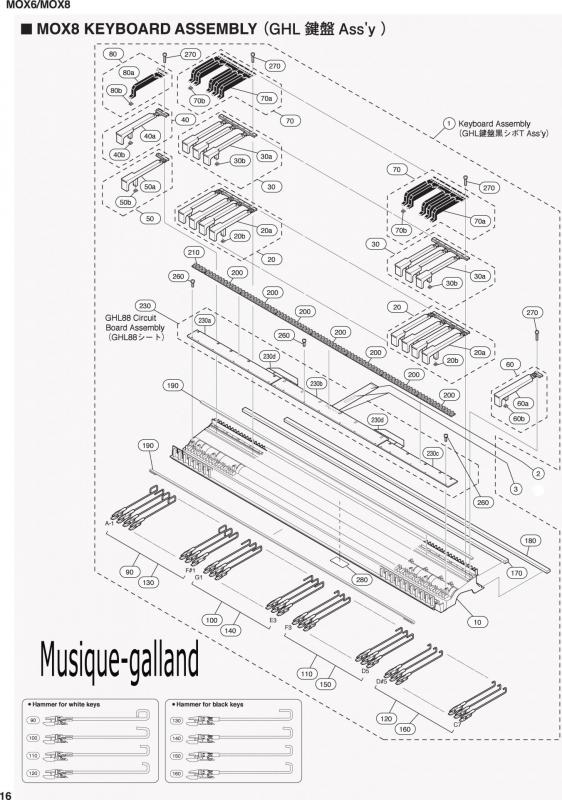 Mox 8 clavier