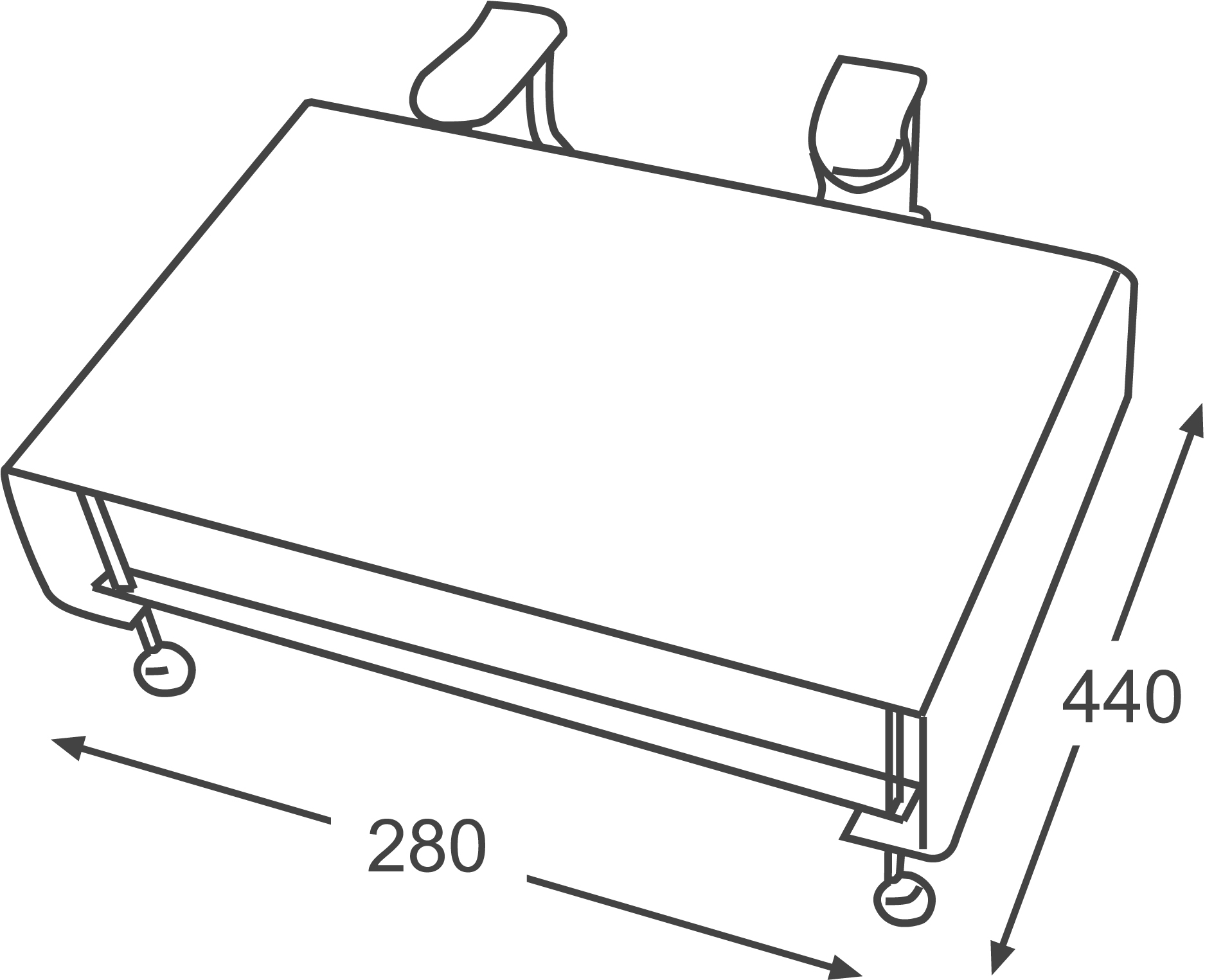 Pedalier ap22 dimens