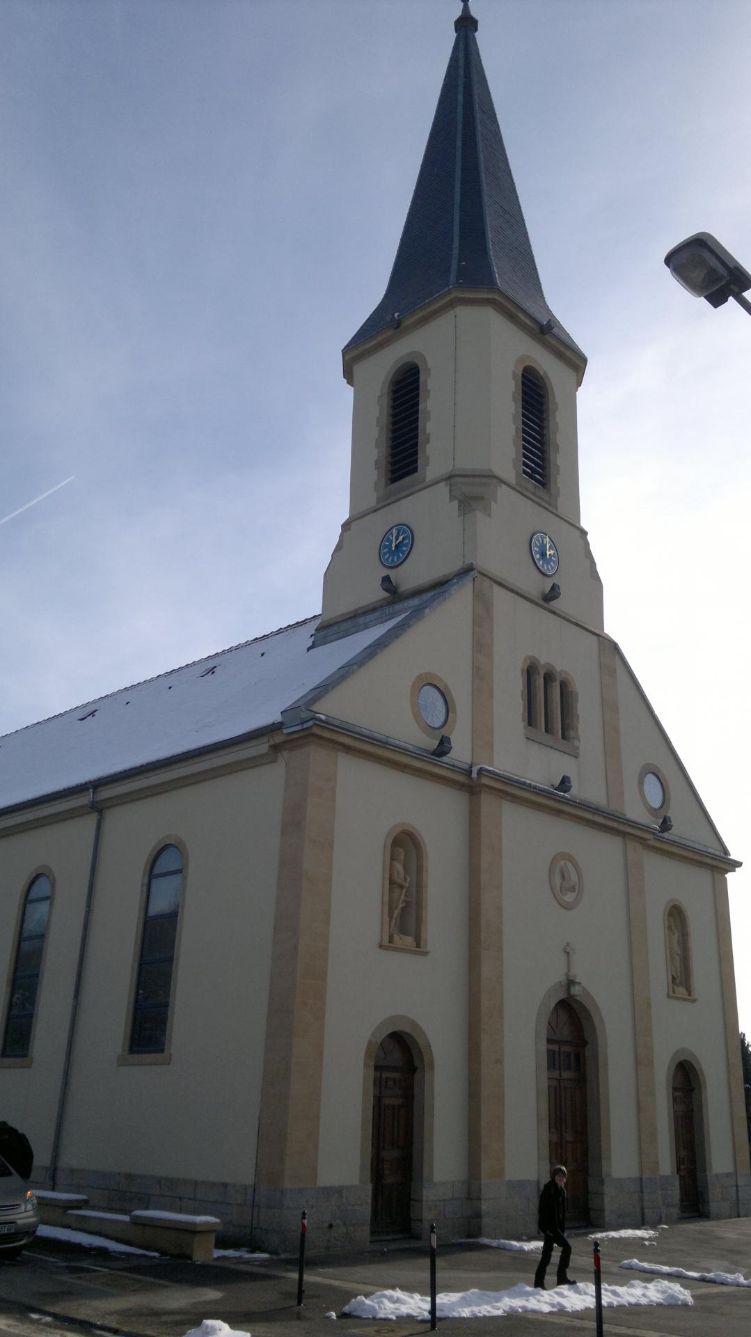 EGLISE St Jean Baptiste ( 1875 ) à Roppentzwiller ( 68 )