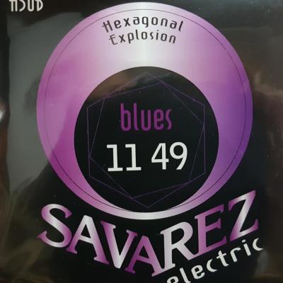SAVAREZ H50B 11-49 BLUES jeu de cordes Guitare Electrique
