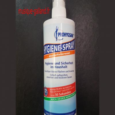 Spray désinfectant PROHYGSAN 250ml pour instruments de musique