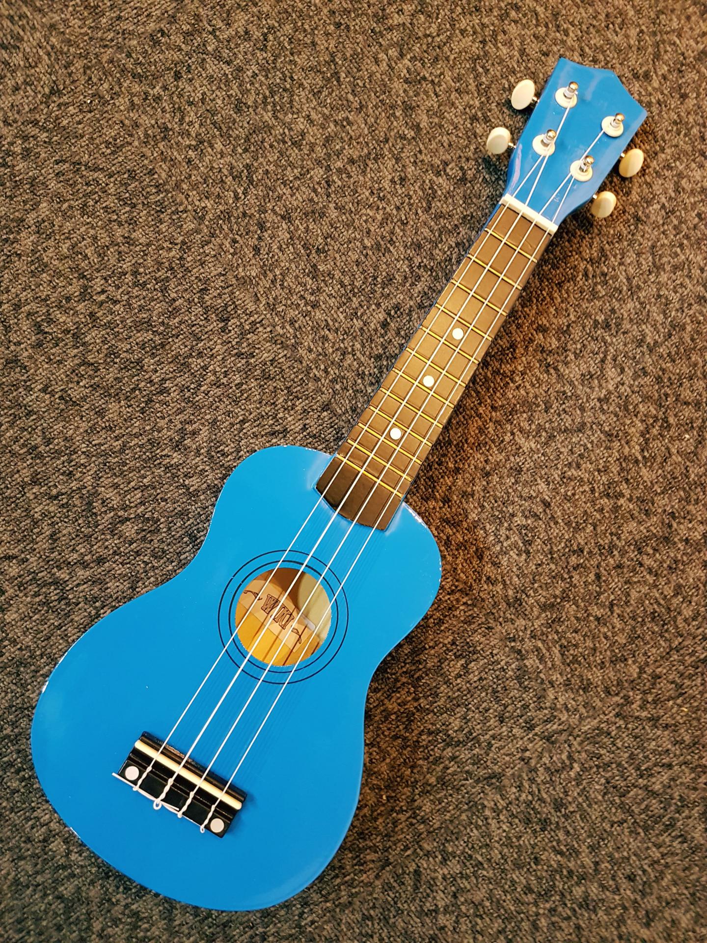 Ukulele Wiki De Couleur Bleu