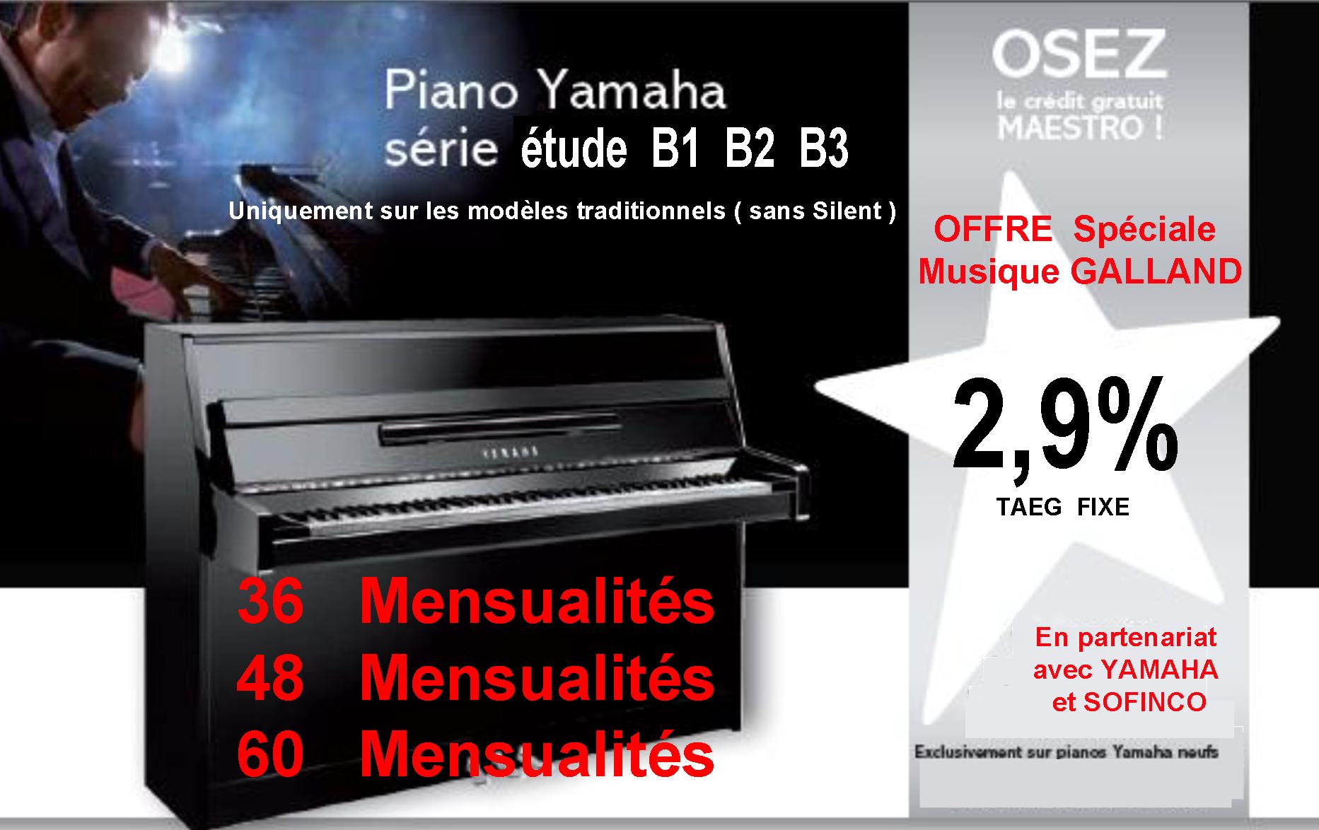 Yamaha credit piano 36 48 61